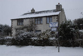 Beech Hill House in winter